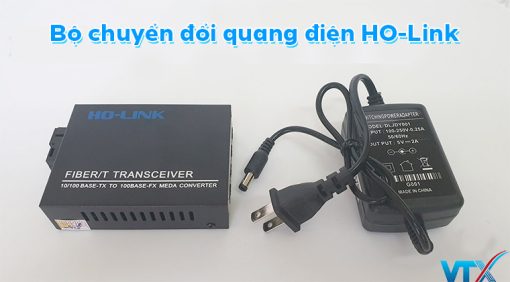 Bộ chuyển đổi quang điện 4 cổng LAN - HO-Link HL-SF-1004