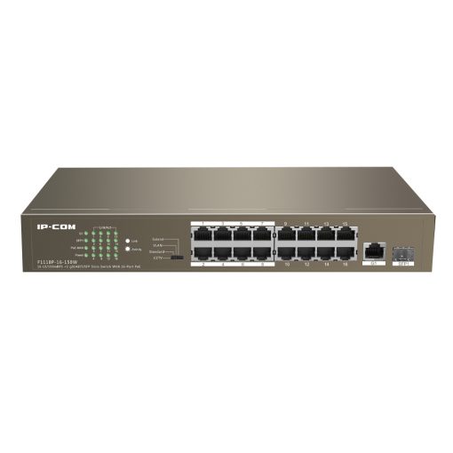 Switch PoE 16 port 10100 IP-Com F1118P-16-150W (2)