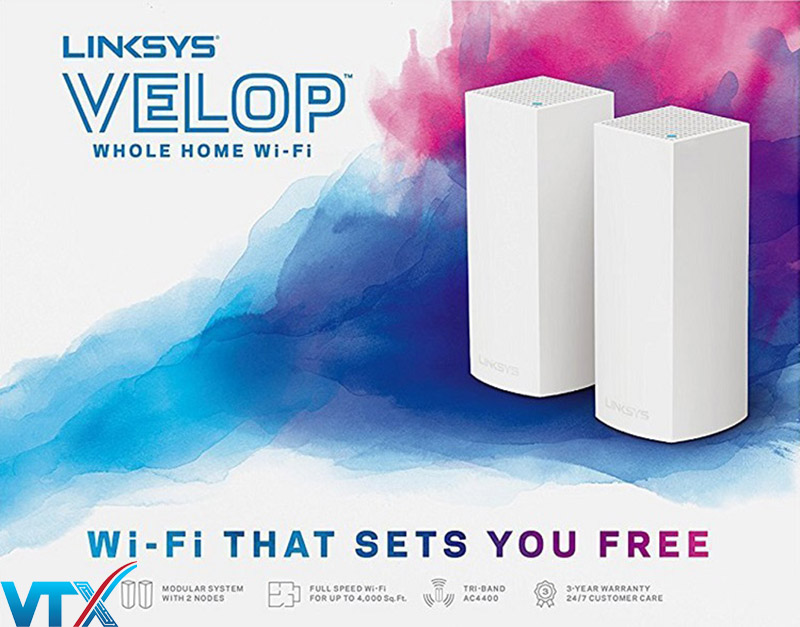 Bộ phát wifi Velop Tri-Band WHW0302-AH 2 Pack