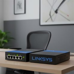 Mặt sau Thiết bị cân bằng tải Linksys LRT224