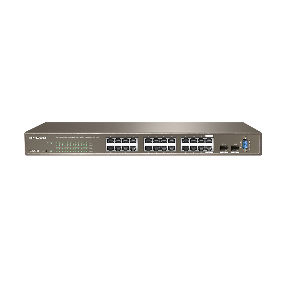 Switch IP-COM G3224T 24 port quản lý tập trung + 2 SFP Slots + 1 console port (2)