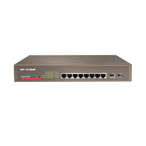 Switch PoE IP-COM G3210P 8 port Giga + 2 port SFP (2)