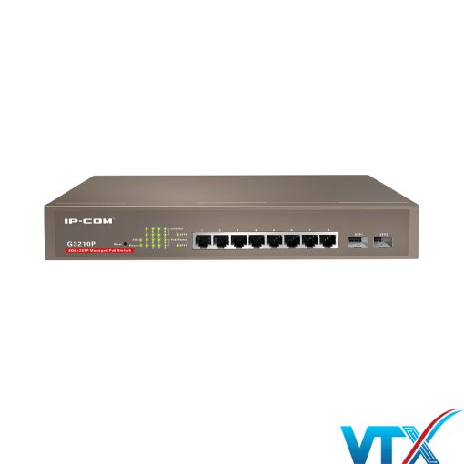 Switch PoE IP-COM G3210P 8 port Giga + 2 port SFP (4)