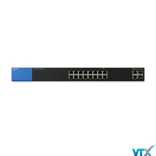 Switch chia mạng Linksys 16 port + 2 port RJ45SFP combo LGS318 (3)