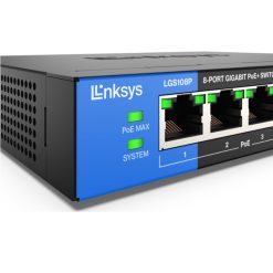 Switch chia mạng Linksys 4 port PoE + 4 port Gigabit LGS108P (3)