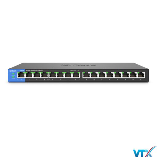 Switch chia mạng PoE Linksys 16 port Gigabit LGS116P (2)