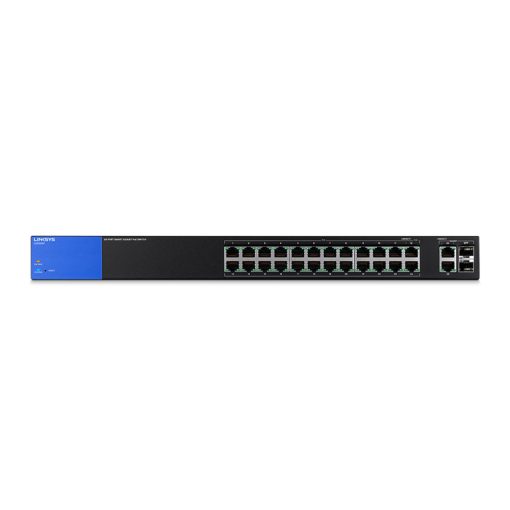 Switch chia mạng PoE Linksys 24 port + 2 RJ452 SFP Combo LGS326P (4)