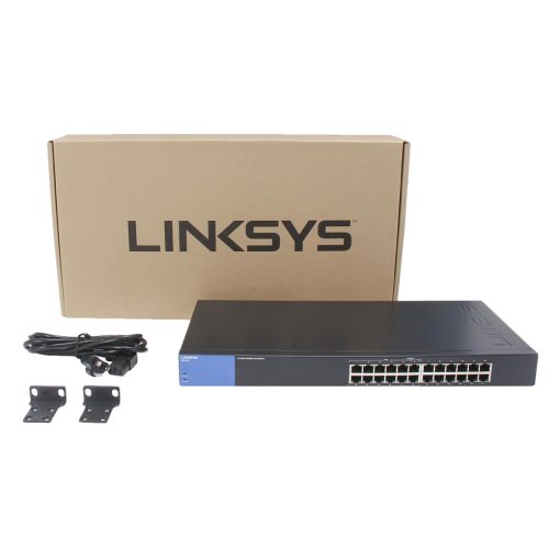 Switch chia mạng PoE Linksys 24 port LGS124P (1)