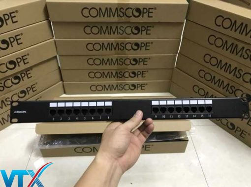 Patch panel 16 port Cat6 Commscope