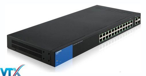 Switch chia mạng PoE Linksys LGS326P