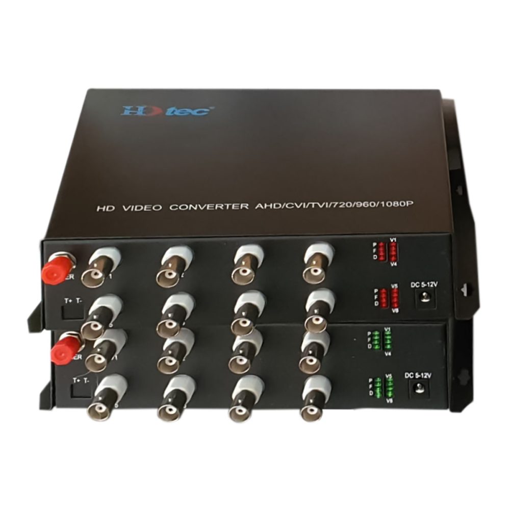 Bộ chuyển đổi video sang quang 8 kênh HDTec full HD 1080 (3)