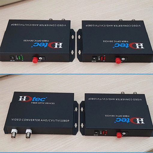 Bộ chuyển đổi video sang quang HDTec 2 kênh BNC 1080P