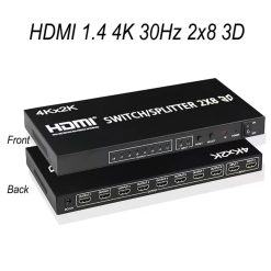Bộ gộp chia HDMI Splitter 2x8 2 vào 8 ra (1)