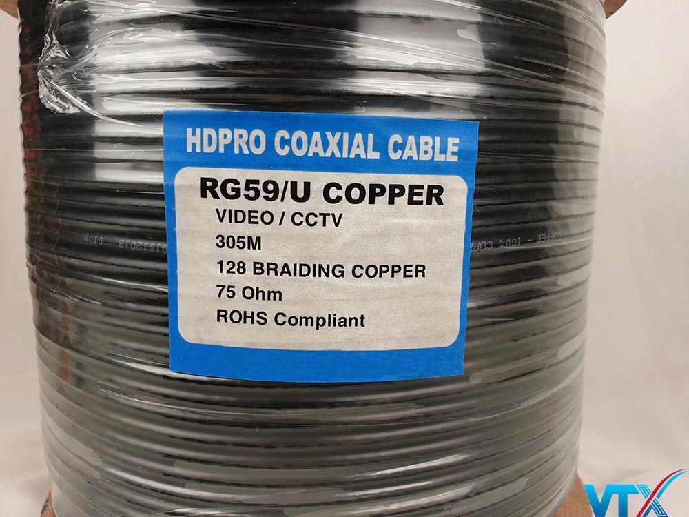 Cáp đồng trục thang máy HDPRO RG59U