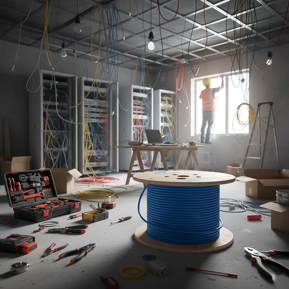 Cáp mạng HDPRO CAT6 UTP CCAH Hợp Kim Đồng