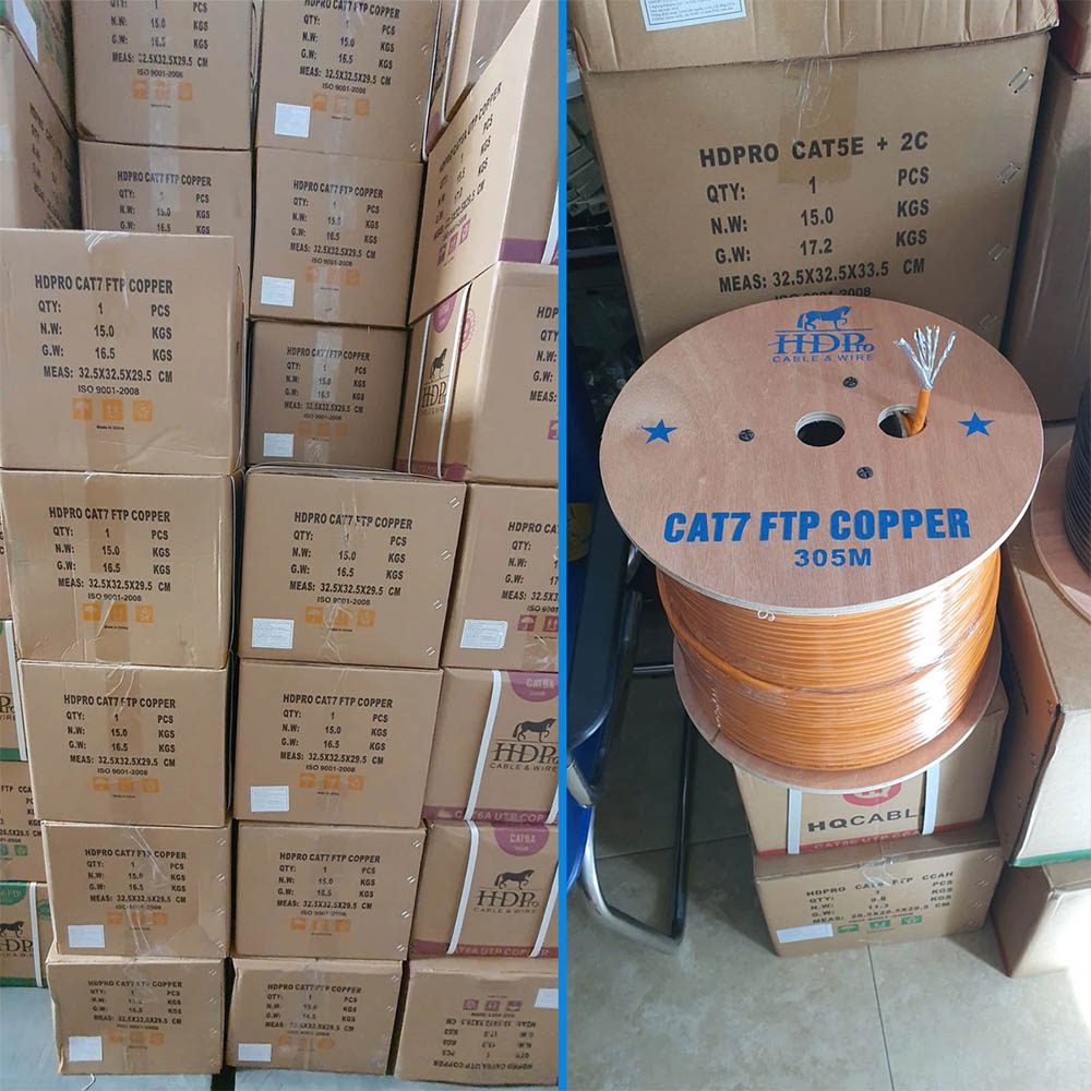 Cáp mạng HDPRO CAT7 FTP COPPER