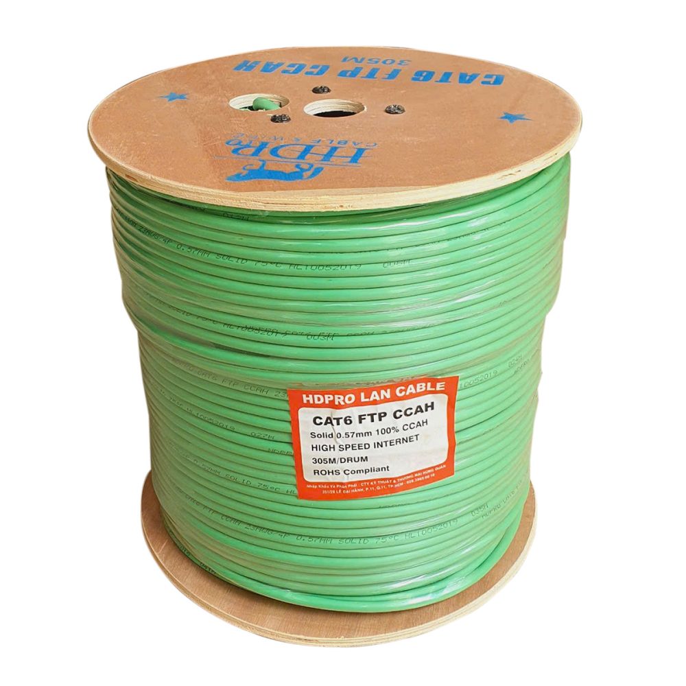 Cáp mạng HDPRO Cat6 FTP CCAH hợp kim đồng (3)