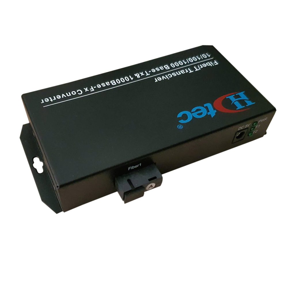 Converter quang 1 sợi HDTec 1Gb + 8 cổng RJ45 101001000M (5)