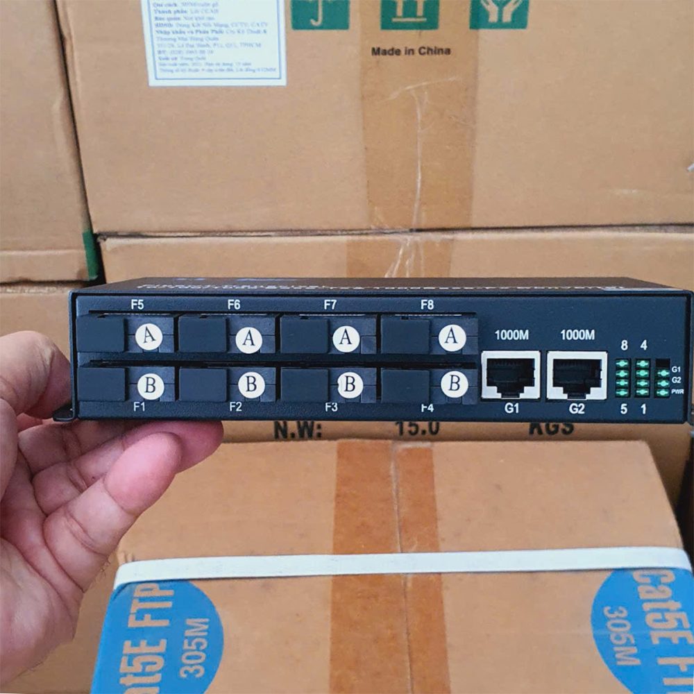 Converter quang 8 sợi HDTec 6A-2B + 2 cổng RJ45 10100M (4)