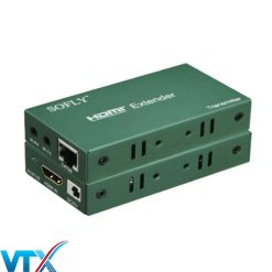 Bộ kéo dài HDMI SOFLY 50m sử dụng cáp mạng