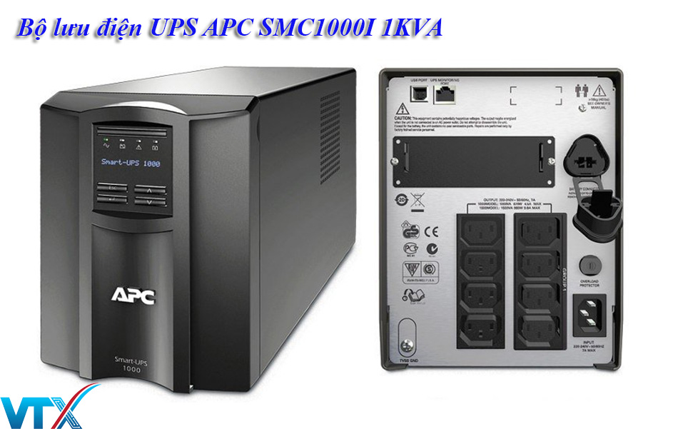 Bộ lưu điện UPS APC SMC1000I 1KVA
