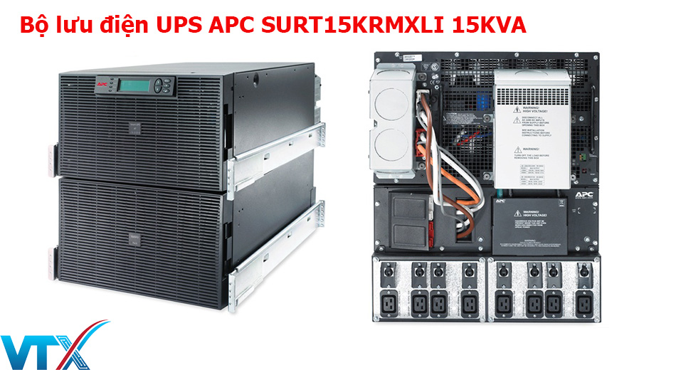 Bộ lưu điện UPS APC SURT15KRMXLI 15kVA