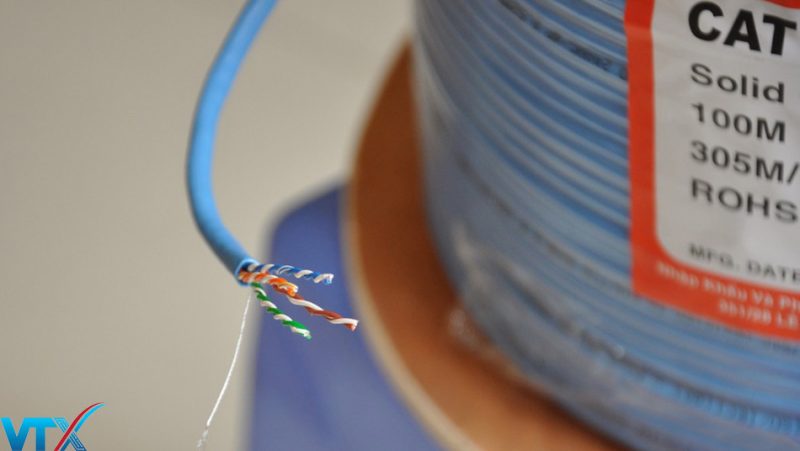 Cấu tạo cáp mạng Cat6 UTP Copper chính hãng của HDPRO