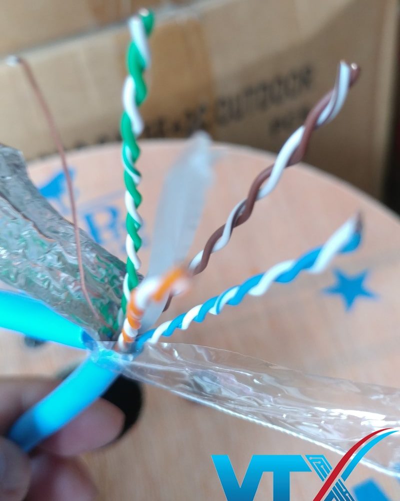 Cấu tạo cáp mạng HDPRO Cat6 FTP Copper