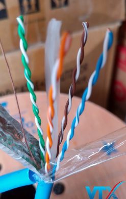 Cấu tạo Cáp mạng HDPRO Cat6 FTP Đồng nguyên chất