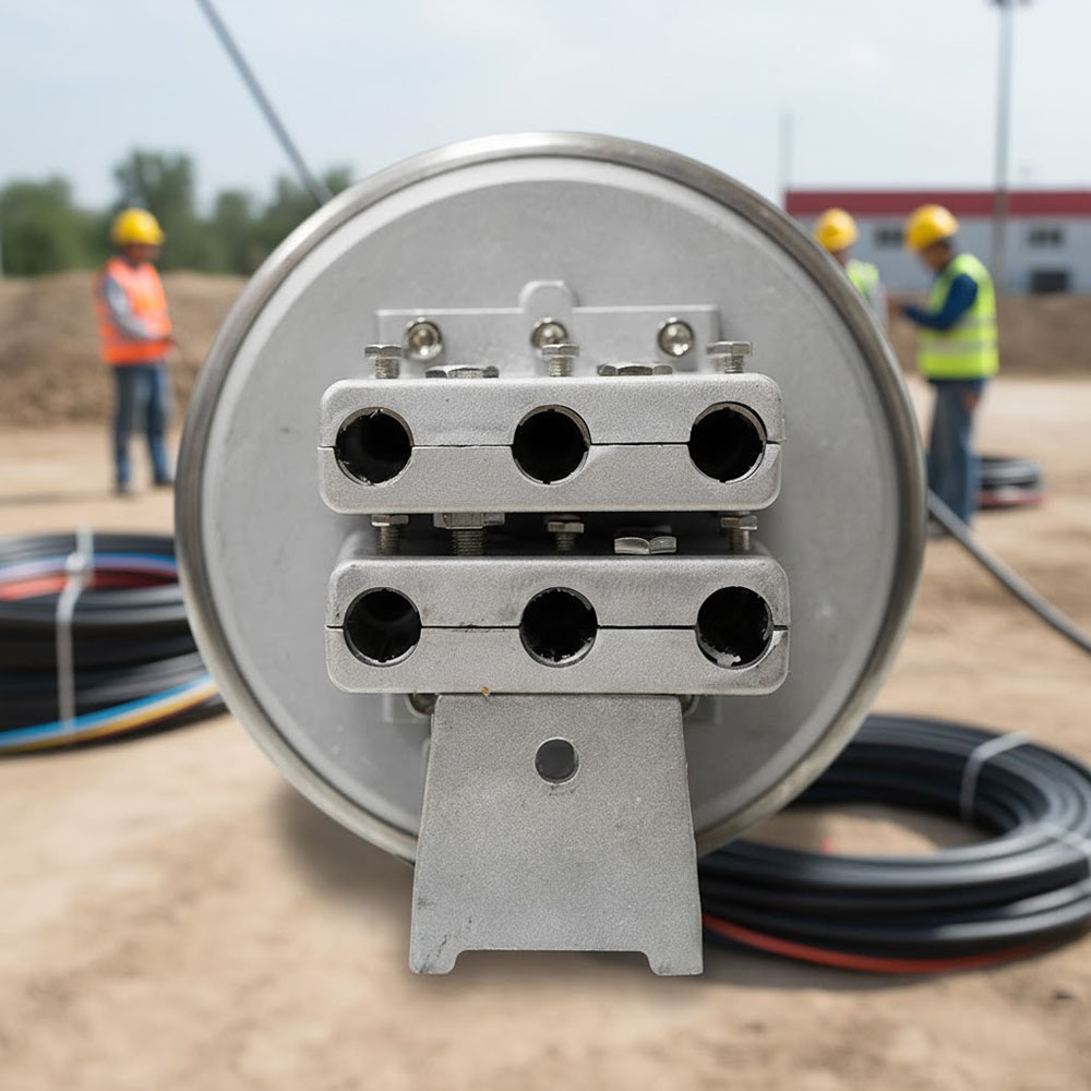 phần bên dưới măng xông quang OPGW