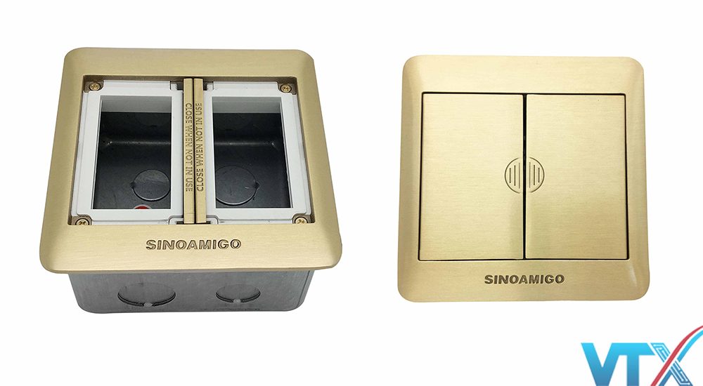 Ổ cắm điện âm sàn Sino Amigo SFP-2B