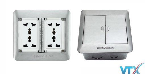 Ổ cắm điện âm sàn Sino Amigo SFP-2L
