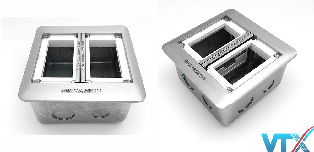 Ổ cắm điện âm sàn Sino Amigo SFP-2L