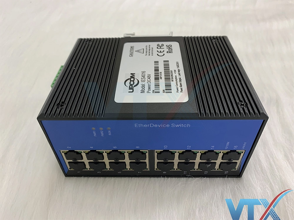 Bộ Chuyển Mạch Switch Công Nghiệp 16Port 10_100M Base-T IES4016__
