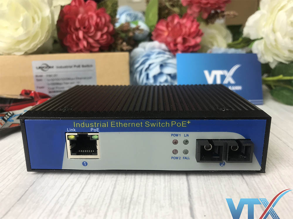 Converter PoE Công Nghiệp Upcom PIMC201