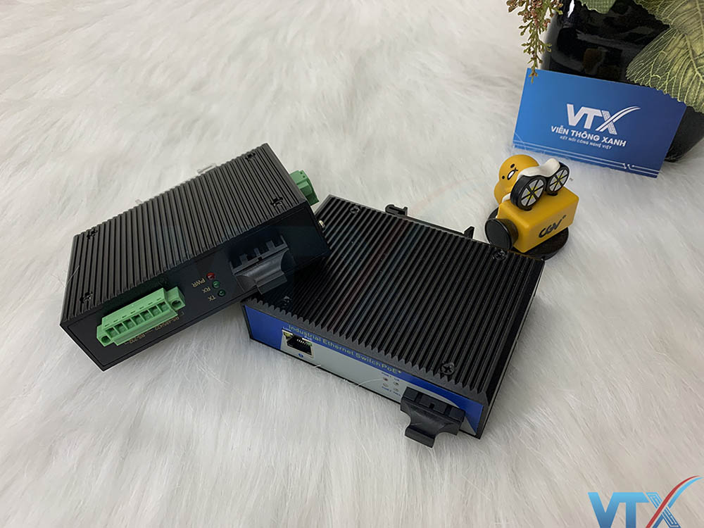 Converter PoE Công Nghiệp Upcom PIMC201
