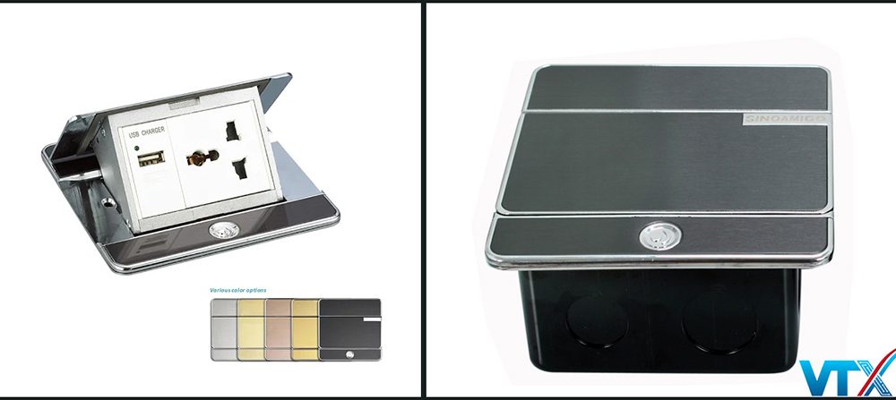 Ổ cắm âm bàn Sino Amigo STS-7S