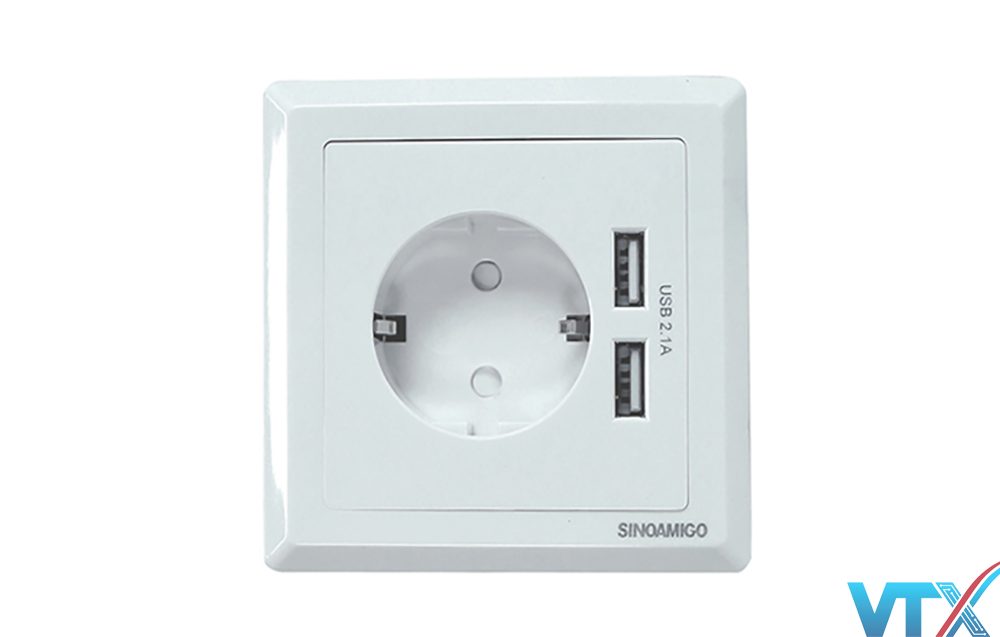 Ổ cắm điện Sino Amigo SW-1EUA