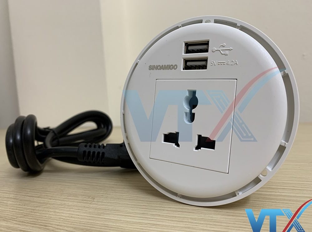 Ổ cắm âm bàn Sino Amigo STS-R90