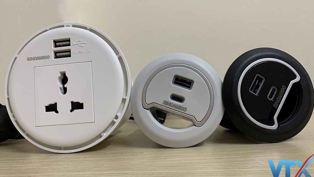 Ổ cắm âm bàn Sino Amigo STS-R90