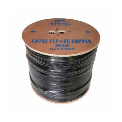 Cáp mạng kèm nguồn HDPRO Cat5E FTP + 2C Copper