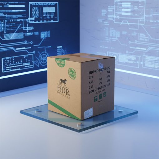Cáp mạng kèm nguồn HDPRO Cat5e FTP + 2C CCA