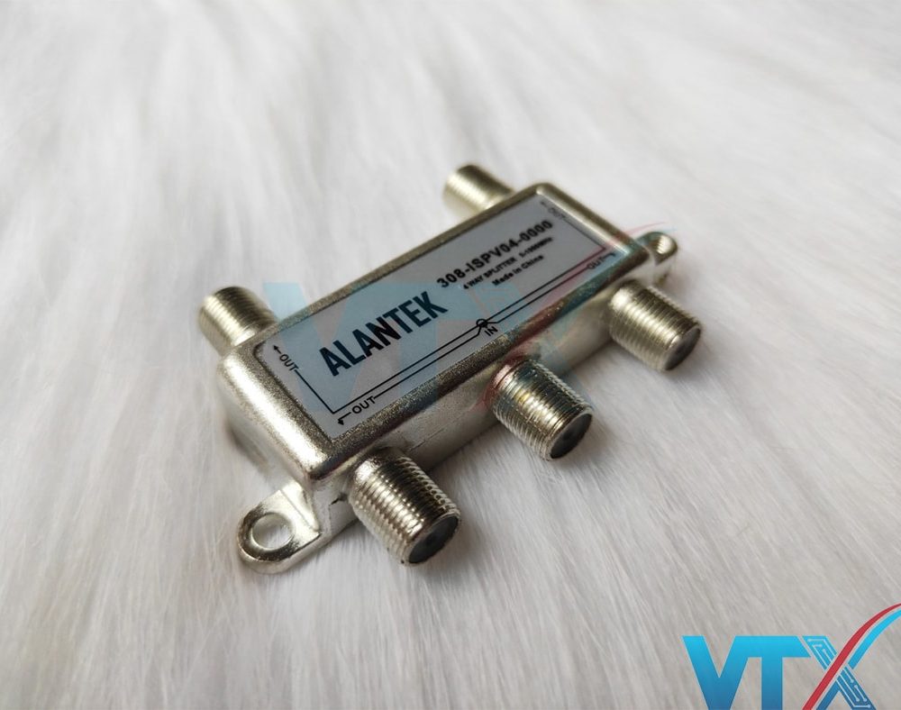 Bộ chia tín hiệu Alantek Spliter 4 cổng 308-ISPV04-0000