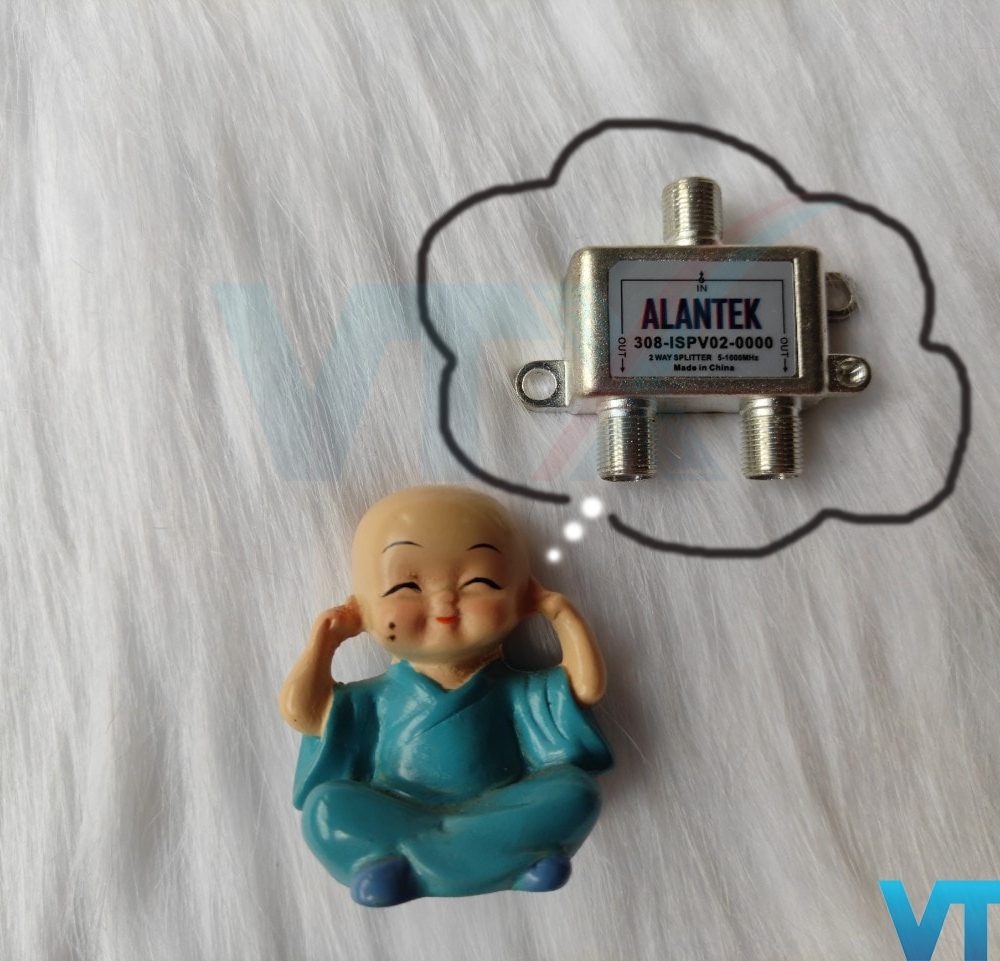 Bộ chia tín hiệu truyền hình Alantek 2 way 308-ISPV02-0000