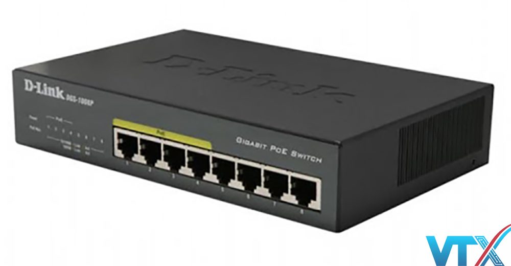 Bộ chia mạng D-link 8-Port DGS-1008P