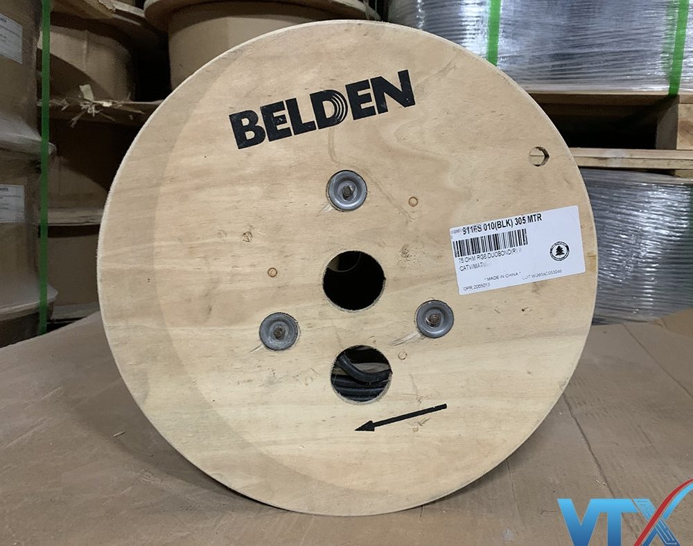 Cáp đồng trục Belden RG6 chính hãng | PN: 9116S