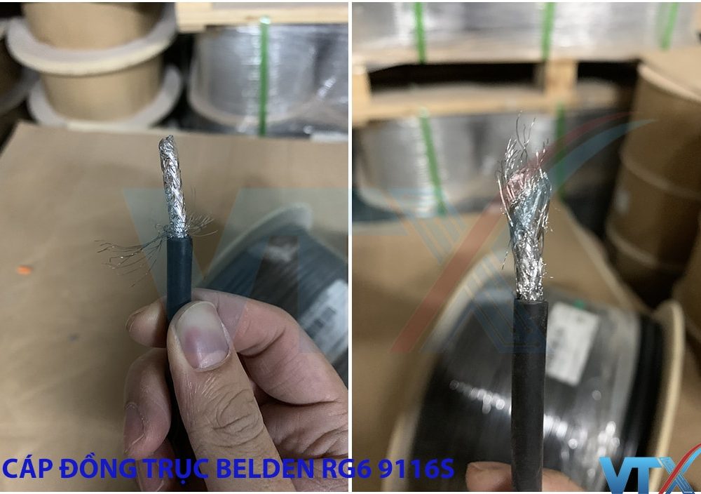 Cáp đồng trục Belden RG6 chính hãng | PN: 9116S
