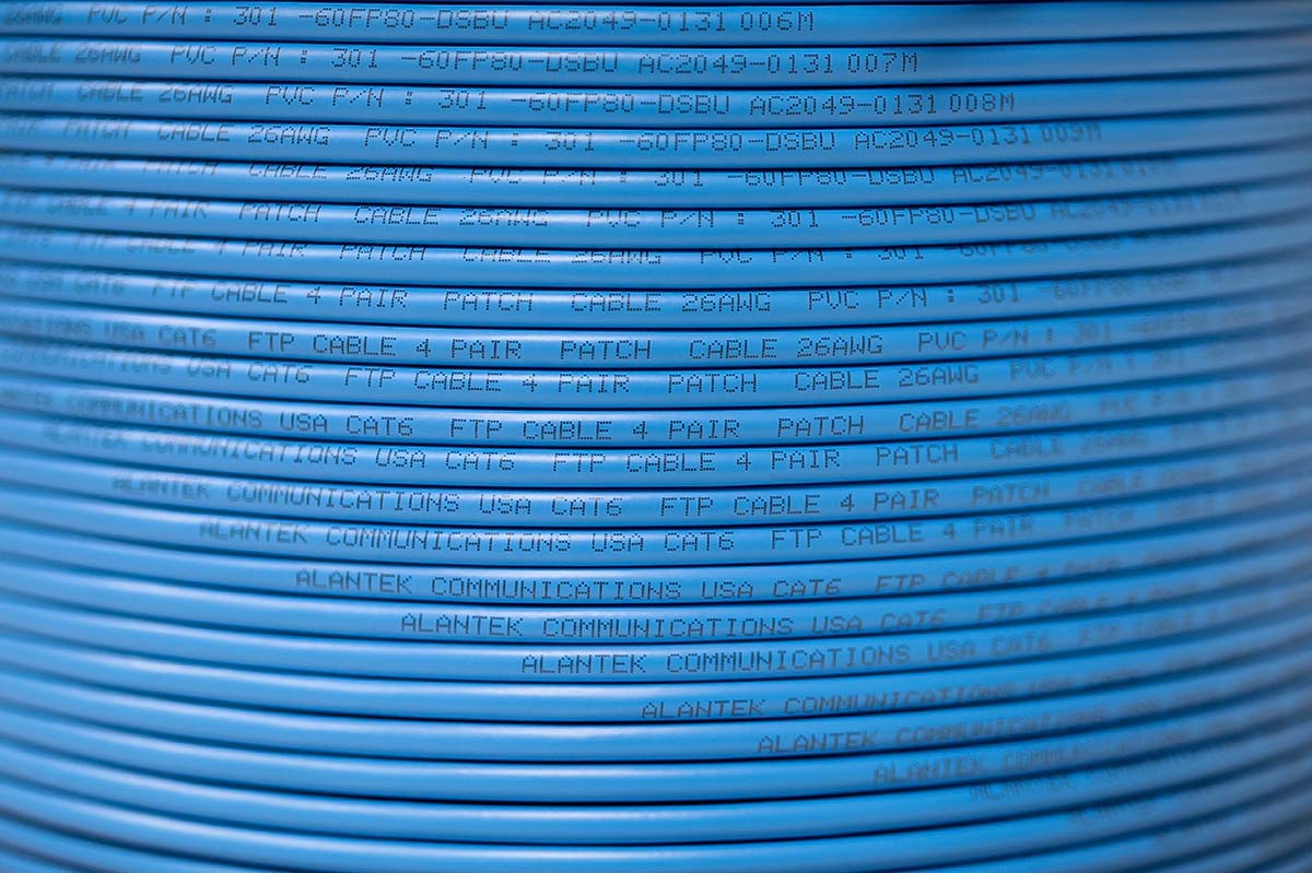 Cáp Mạng thang máy Alantek Cat 6 FTP 301-60FP80-DSBU___