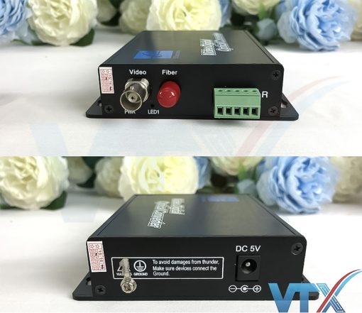 Bộ thu phát 1 kênh Video + data sang quang 3Onedata SWV60101_1