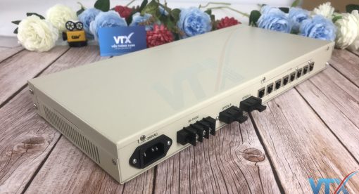 Bộ chuyển đổi tín hiệu E1 sang Ethernet Upcom PN|HPOM8E1-4ETH